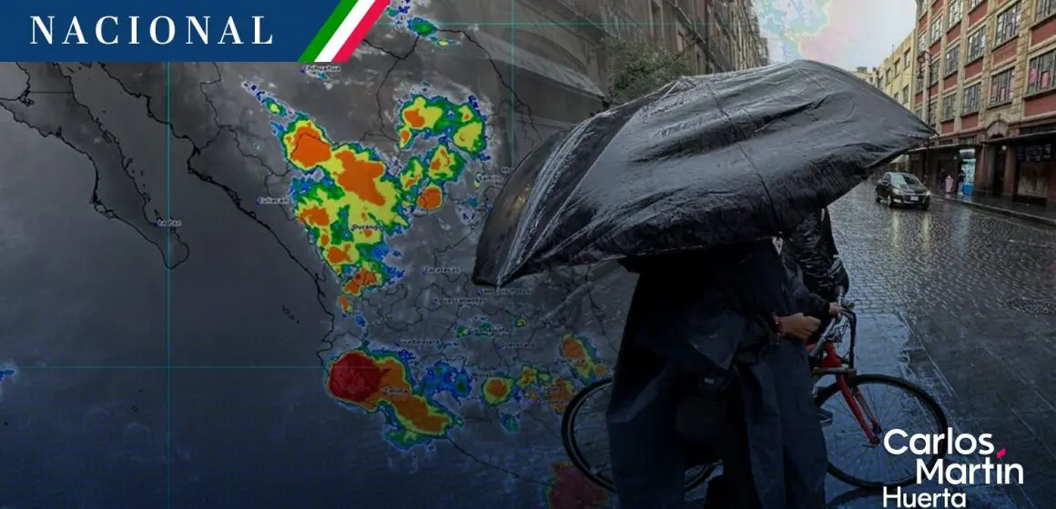 Persisten lluvias en gran parte del país y se activa nueva onda de calor en el noroeste