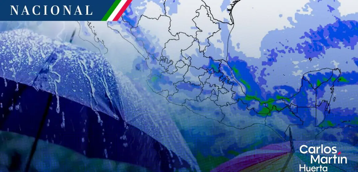 Monzón mexicano y varios sistemas atmosféricos provocarán intensas lluvias