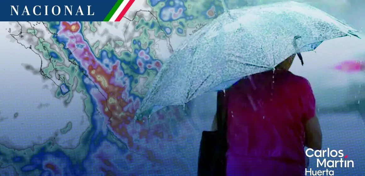 Monzón mexicano causará lluvias fuertes en gran parte del país