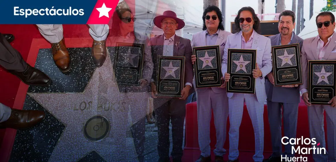 Los Bukis reciben estrella en el Paseo de la Fama; la dedican a migrantes