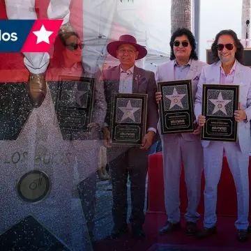 Los Bukis reciben estrella en el Paseo de la Fama; la dedican a migrantes