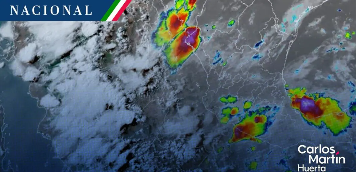 Monzón mexicano y onda tropical 10 azotan gran parte del país