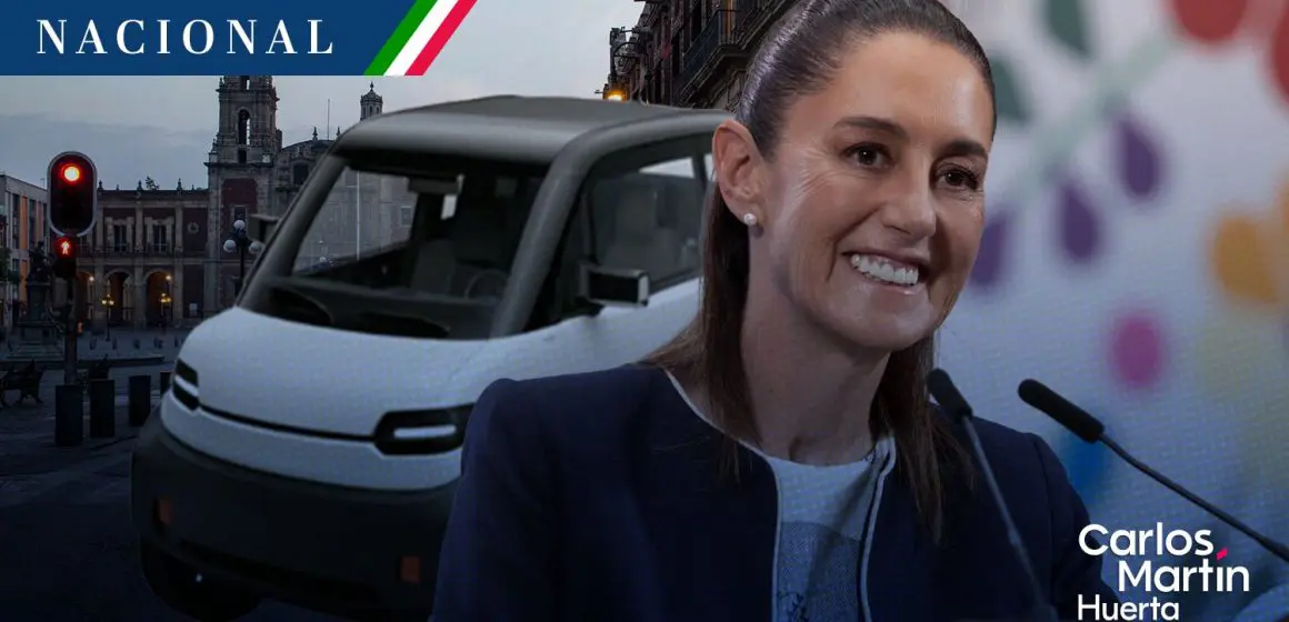 Olinia, auto eléctrico, “va muy avanzado”: Sheinbaum