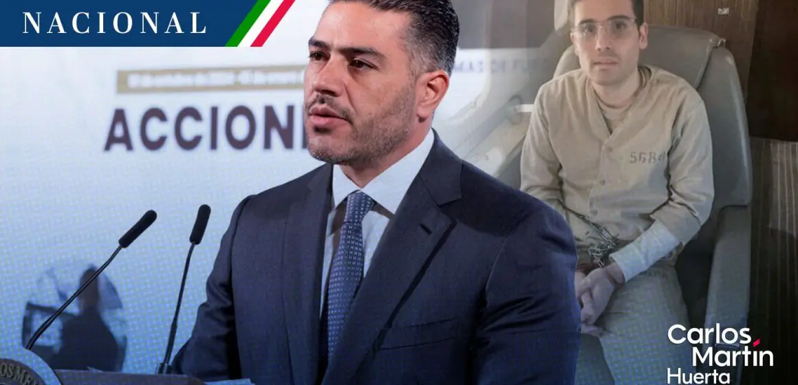 Ovidio Guzmán sigue detenido en EE.UU. pese acuerdo: García Harfuch