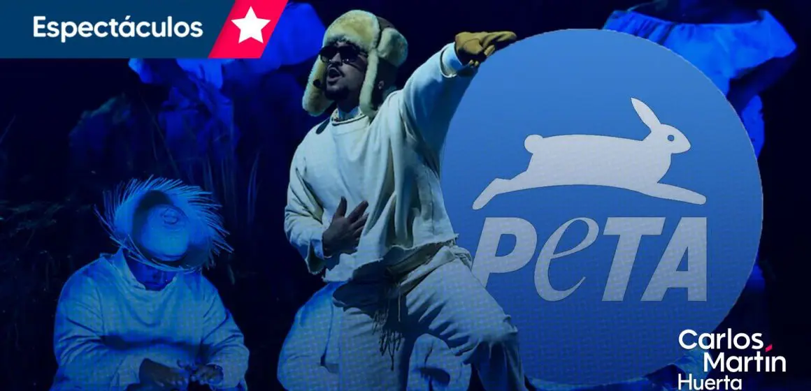 PETA denuncia a Bad Bunny por usar gallinas en los conciertos de su residencia musical
