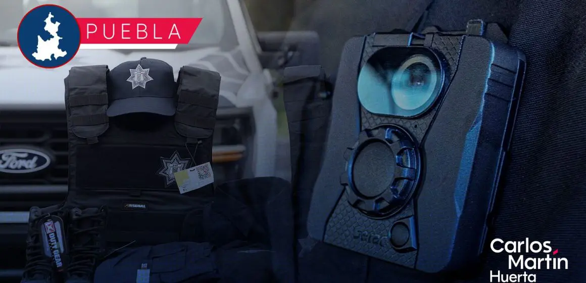 Puebla compra 2,200 cámaras corporales para supervisar a policías municipales