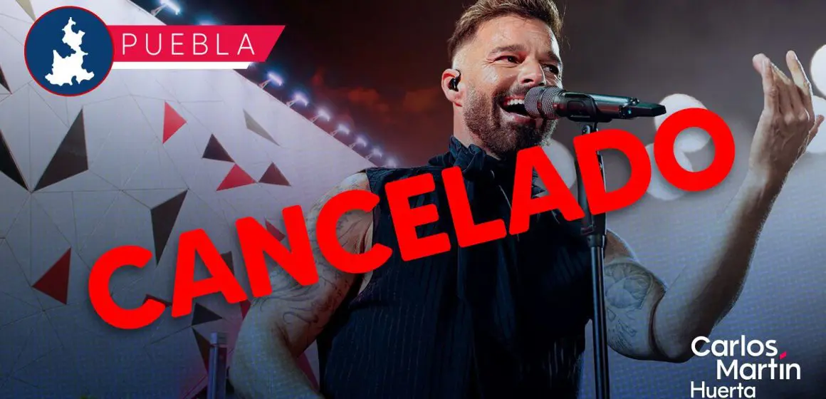 Ricky Martin cancela concierto en Puebla debido a incumplimientos de los organizadores