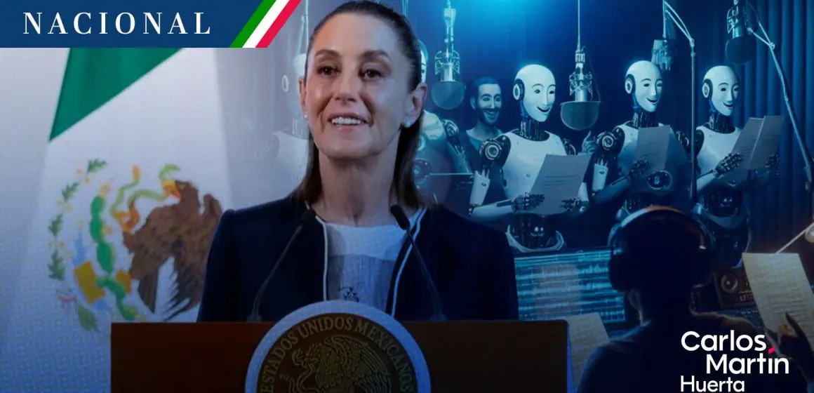 Sheinbaum ofrece apoyo a actores de dobladores para regular el uso de la IA