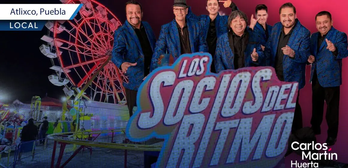 Socios del Ritmo este viernes en la Feria de Atlixco 2025; conoce los conciertos de este fin de semana