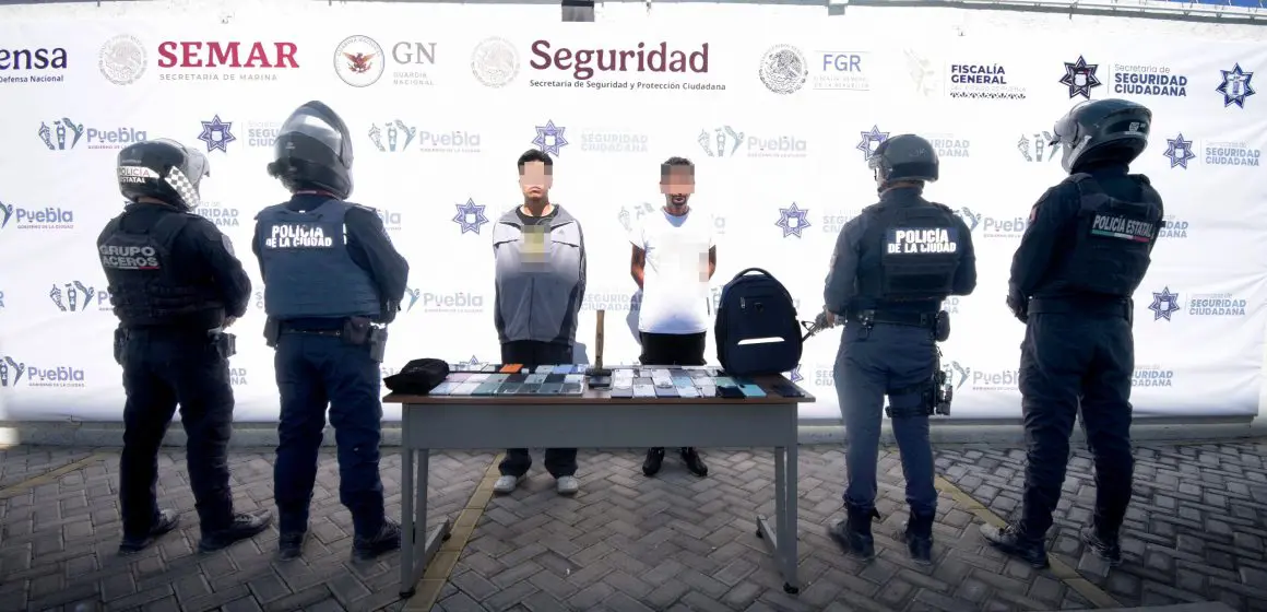 Secretaría de Seguridad Ciudadana detiene a dos presuntos responsables de robo en tienda departamental