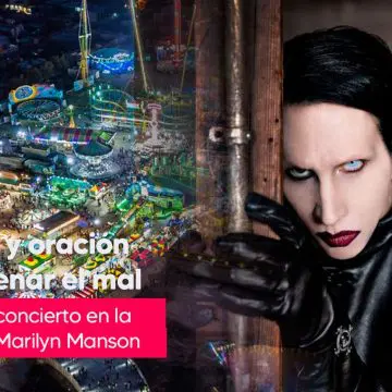 Protesta católica ante concierto de Marilyn Manson en la Fenapo 2025: 40 días de oración y ayuno