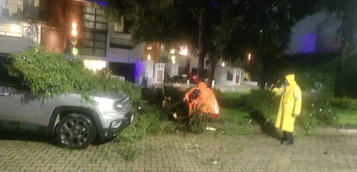 San Pedro Cholula activa brigadas tras intensa lluvia