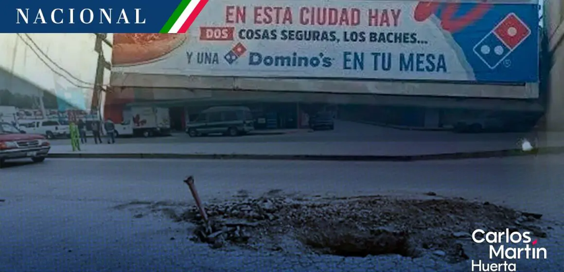 Domino’s Pizza se burla de los baches en San Luis Potosí con anuncio y son clausurados: ¿Censura?