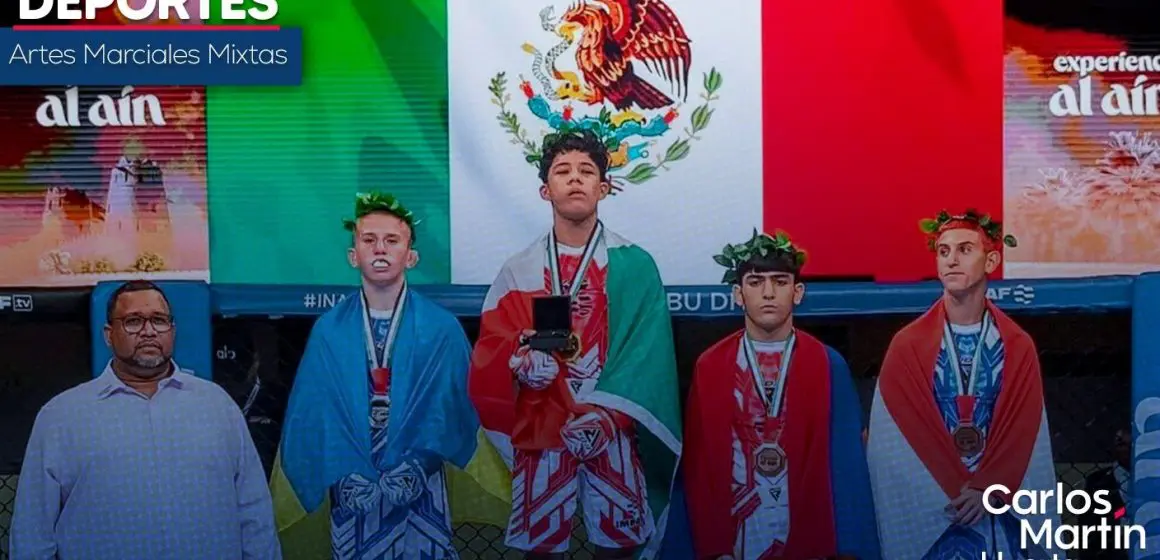 ¡Histórico! México gana su primer oro en el Mundial Juvenil de Artes Marciales Mixtas 2025