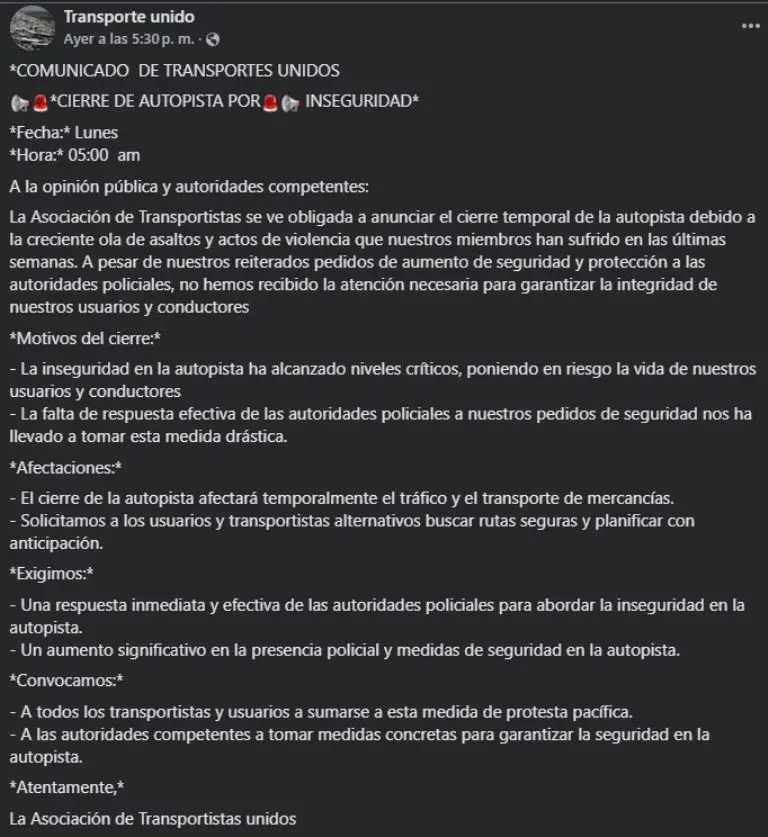 ¡Alerta! Bloqueo en la autopista México-Puebla este lunes; transportistas exigen mayor seguridad 1 f768x1 1152079 1152206 5050