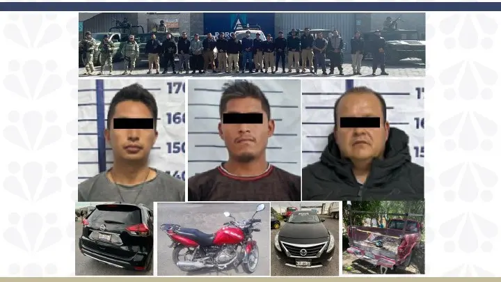 Recupera la FGE en operativo interinstitucional cuatro unidades con reporte de robo y detuvo a tres personas 1 fiscalia 2
