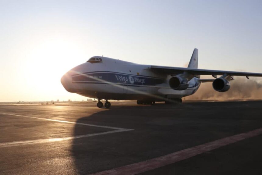 Em4WmM9VkAAd_QW Aterriza el Antonov en Puebla