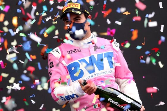 Checo Pérez llega 2do en el Gran Premio de Turquía y consigue su noveno podio