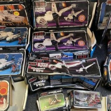 Iban a tirar una colección de juguetes de ‘Star Wars’ heredada y terminaron subastando por 460.000 euros