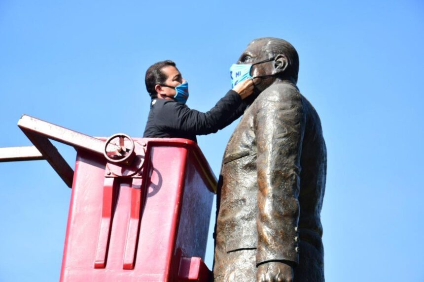 Se viraliza imagen del edil de San Pedro Cholula, Luis Alberto Arriaga