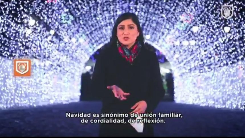 53f3d77b-82a6-415c-9675-b8f26679664b Llama Claudia Rivera a celebrar Navidad desde casa