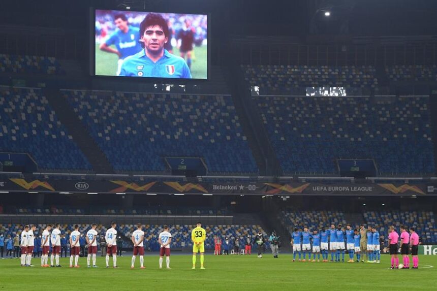 Napoli rebautiza su estadio como “Diego Armando Maradona”