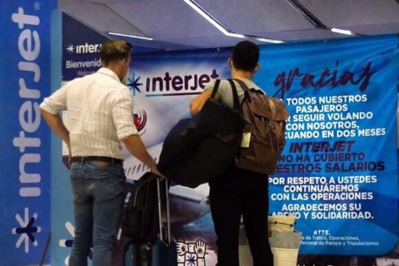 Suma Interjet 3 días sin operar vuelos