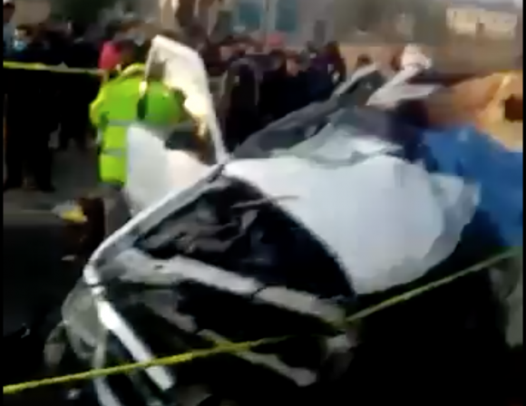 (VIDEO) Tres muertos saldo de choque en Tlaxco