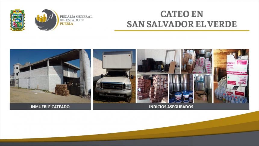 Cateo FGE recuperó mercancía presuntamente robada en San Salvador El Verde