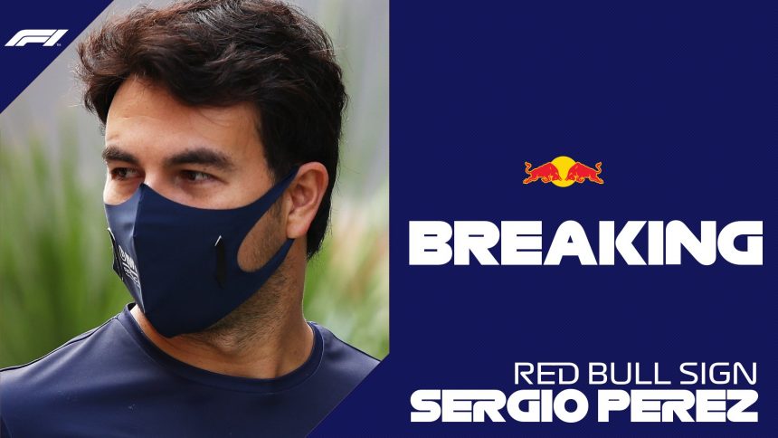 ChecoPerezRedbull Oficial: Checo Pérez correrá con Red Bull Racing la próxima temporada