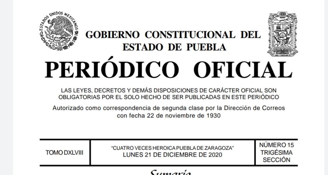 Venta de bebidas solo con alimentos, indica Decreto en Puebla