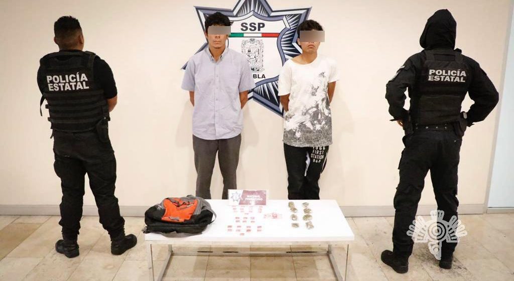 Detiene Policía Estatal a dos presuntos distribuidores de droga por internet
