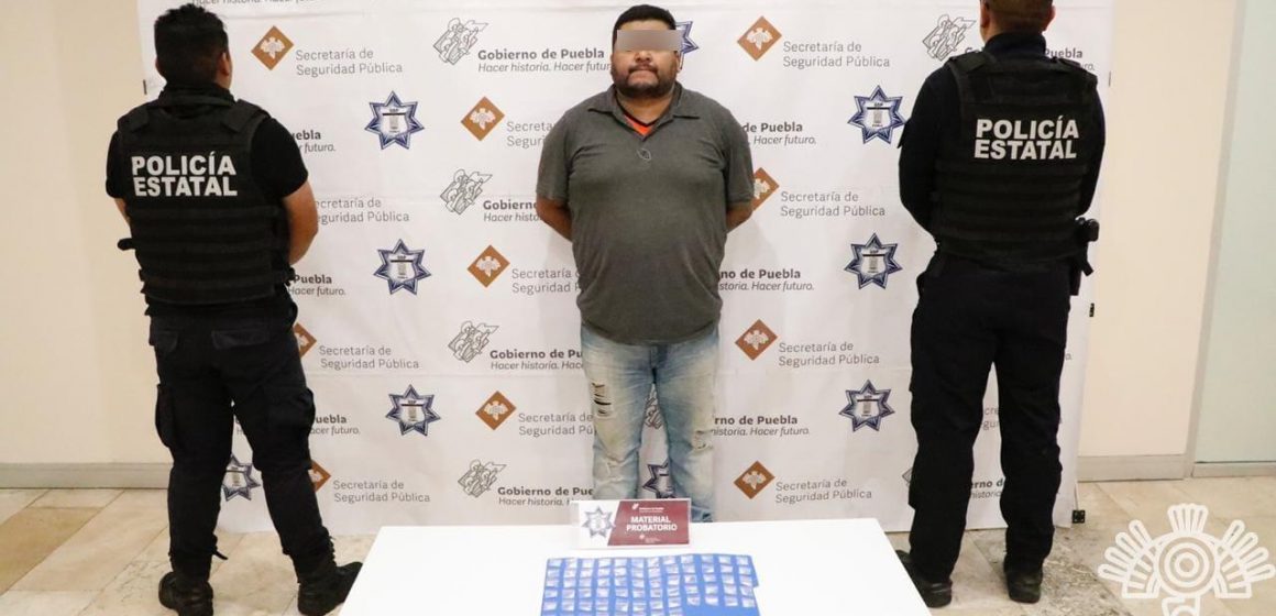 (FOTOS) Captura Policía Estatal  a presunto narcovendedor