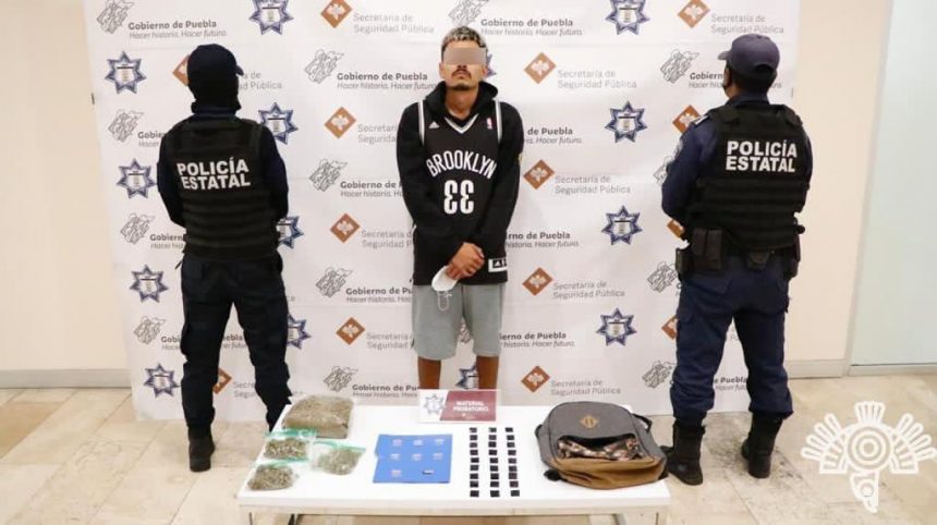 Policía Estatal detiene a presunto narcovendedor de “El Pelón”