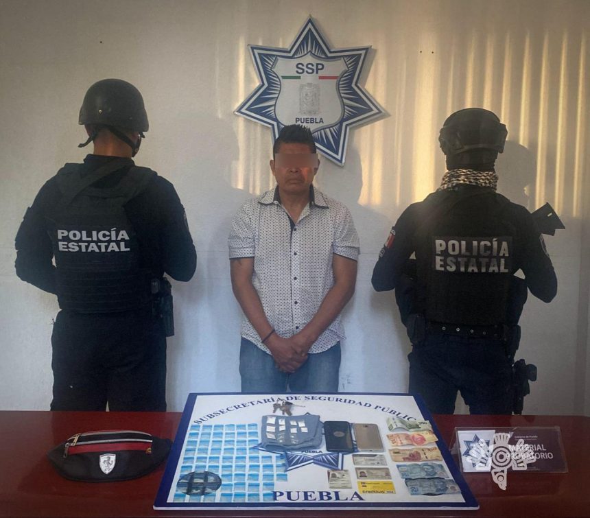 El gallo Policía Estatal detuvo a presunto escolta de “El Costras”