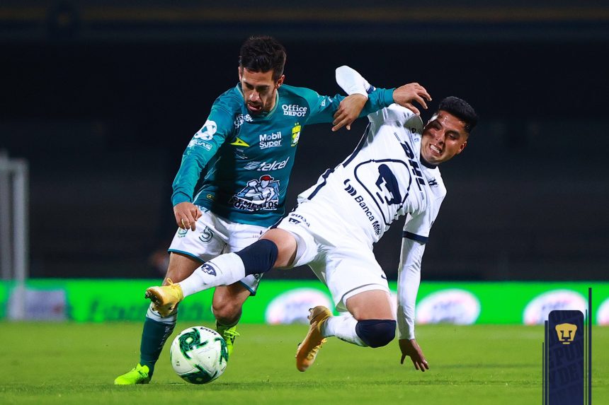 Nada para nadie; Pumas y León empatan 1-1 en la ida de la Final