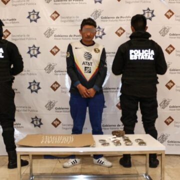 Policía Estatal detiene a presunto narcovendedor de la banda de “La Patrona”