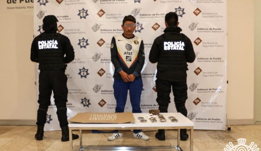 Policía Estatal detiene a presunto narcovendedor de la banda de “La Patrona”