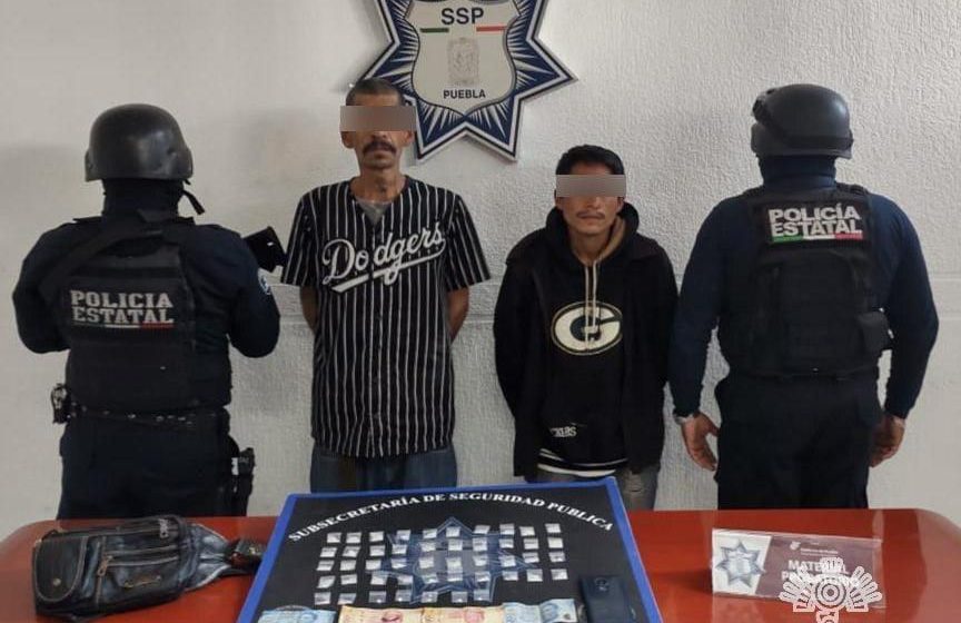 Policía Estatal detiene a dos presuntos narcovendedores de “La Tita”