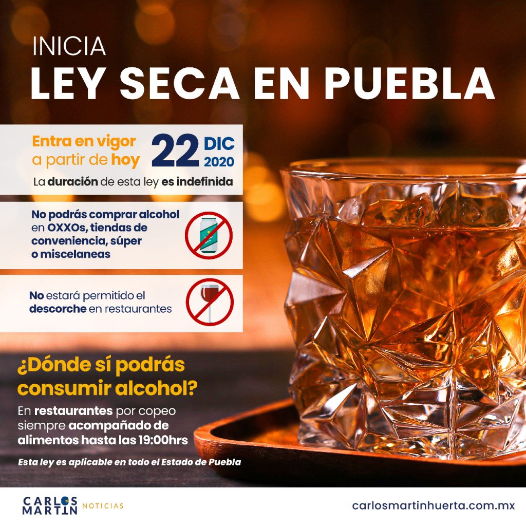 Ley Seca en Puebla CMH