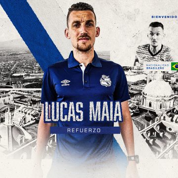 El brasileño Lucas Maia reforzará la defensa del Puebla