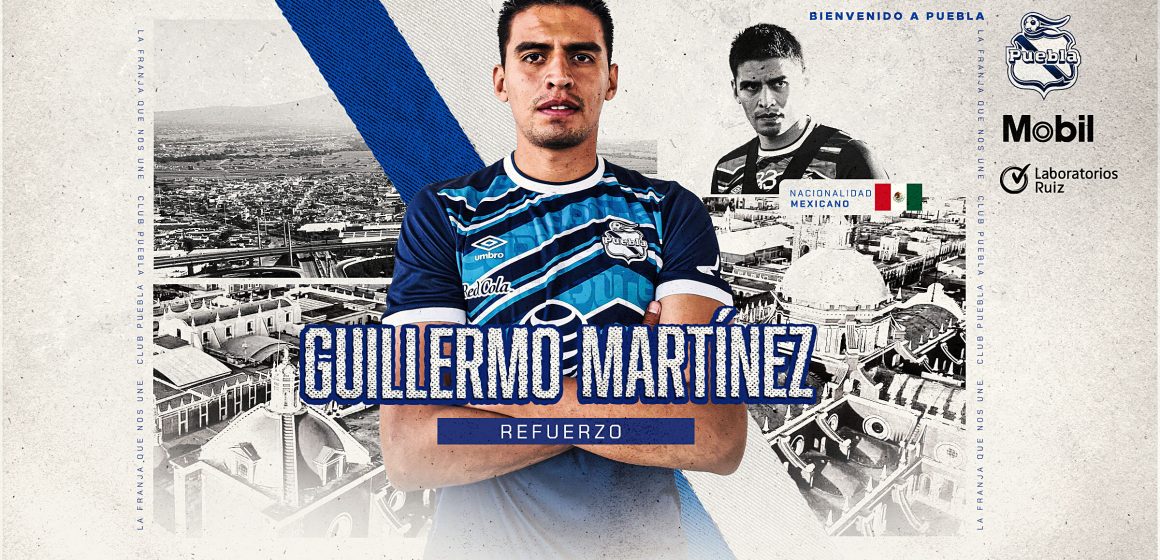 Guillermo Martínez llega como refuerzo para el Puebla