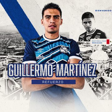 Guillermo Martínez llega como refuerzo para el Puebla