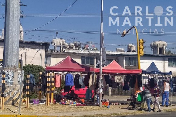 Instalan tianguis de Bosques de San Sebastián