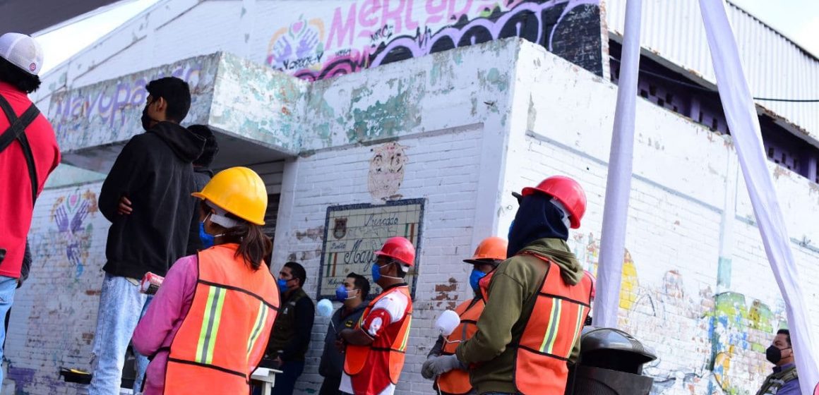 Con programa MAS Mercados, Ayuntamiento de Puebla remodela centro de abasto en Mayorazgo