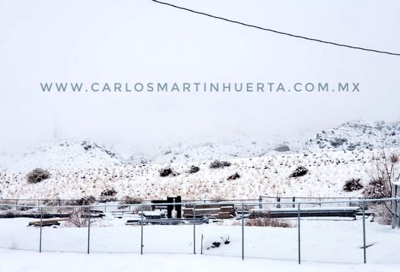 (FOTOS) Poblanos desde EU comparten amanecer bajo nieve