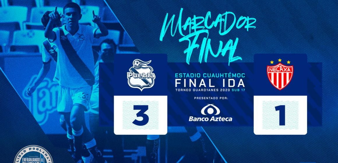 El Puebla vence 3-1 al Necaxa y toma ventaja en la final