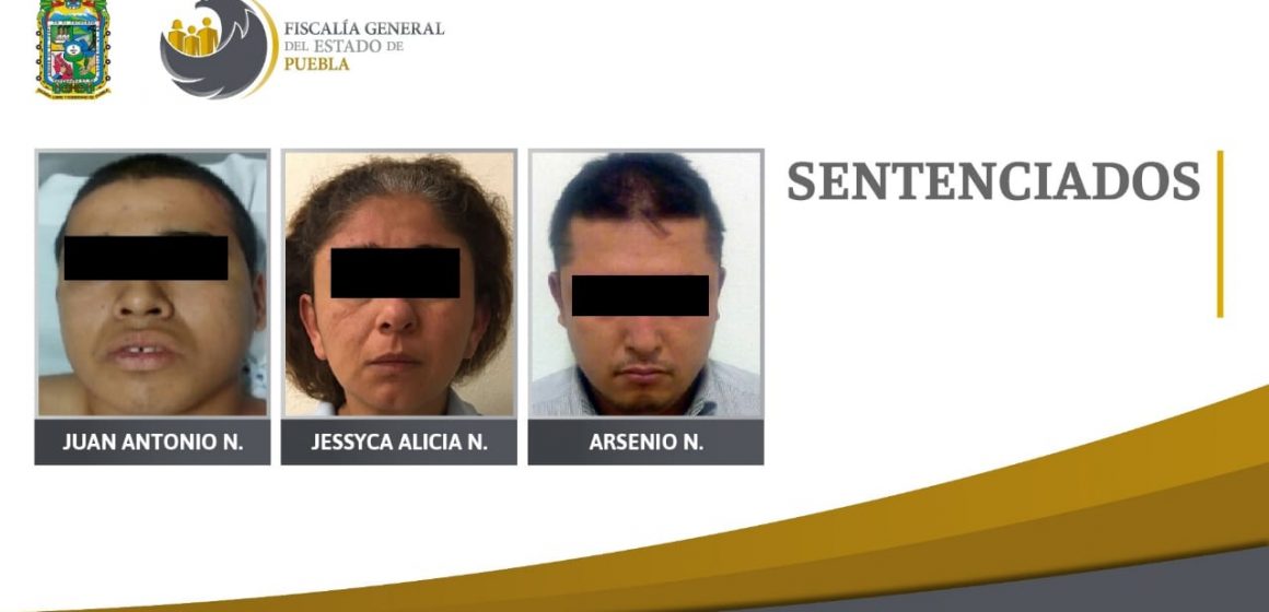 Fiscalía Puebla logró 150 años de prisión contra tres personas por secuestro