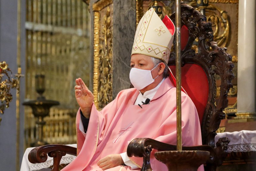 arzobispo-victor-sanchez-447021 (VIDEO) Se dirige a cámaras empresariales durante su mensaje dominical