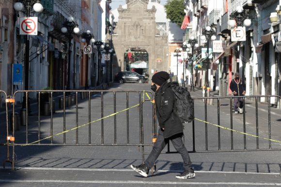 (VIDEO Y FOTOS) Cierran calles a la circulación vehicular del primer cuadro del Centro Histórico